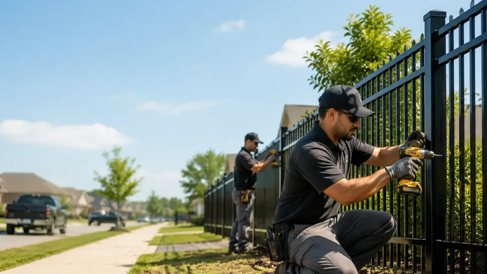 Metal Fence Installation in Rolesville, NC